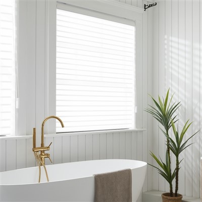 Ħafif-imblukkar Pull-Lifting Zebra Blinds